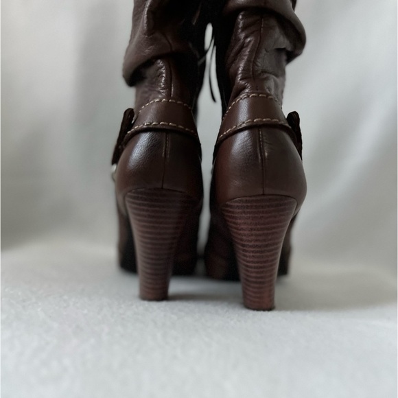 Fossil Size 10 Brown Leather Boots - Picture 11 of 16